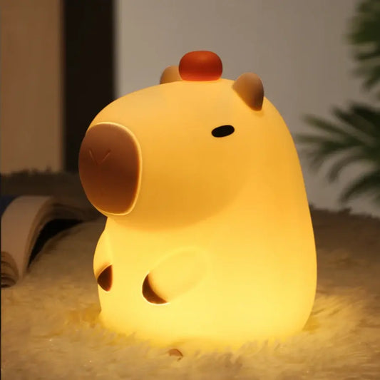 Cute Capybara Bedroom Light